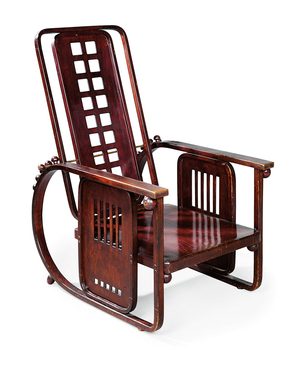 Sitzmaschine, Adjustable Lounge Chair by Josef Hoffman