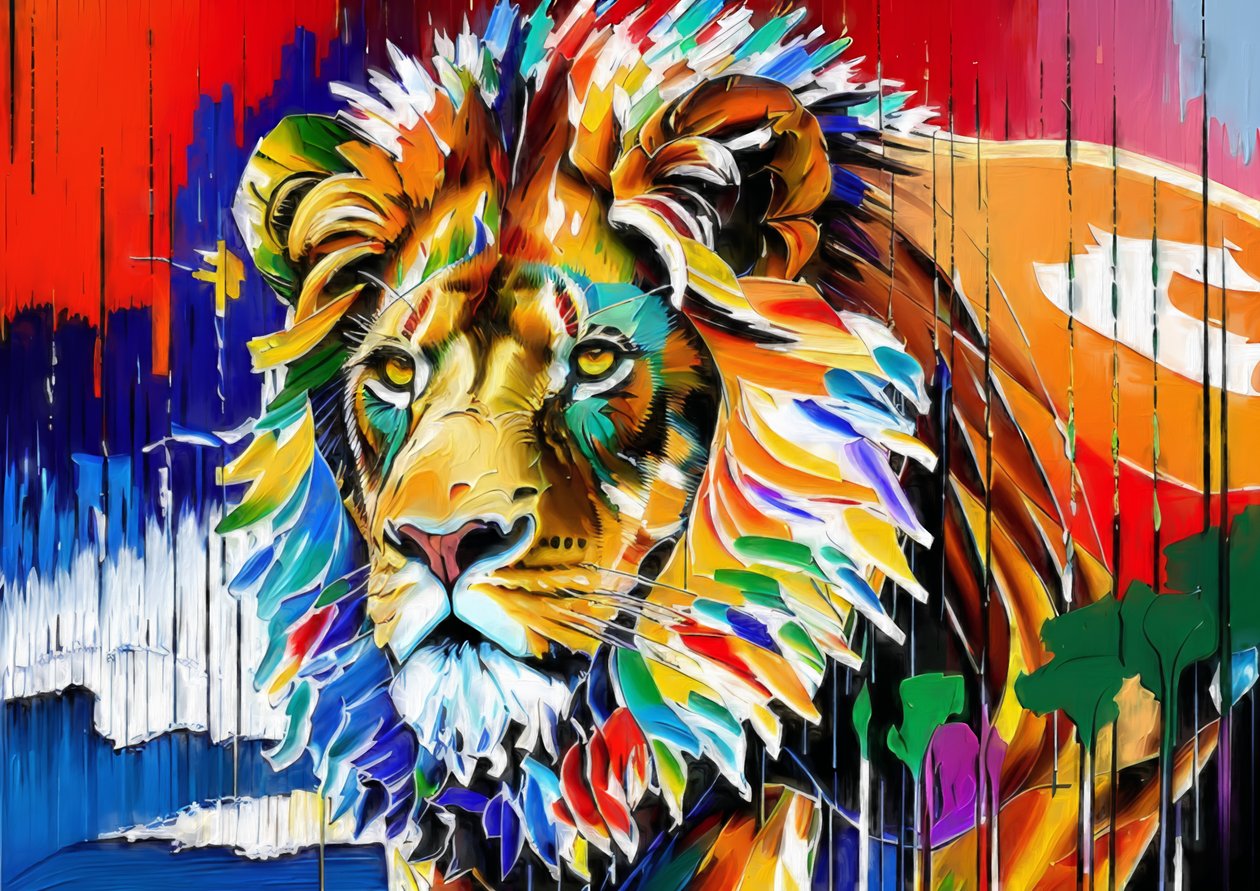 Lion by Josef Johann Michel