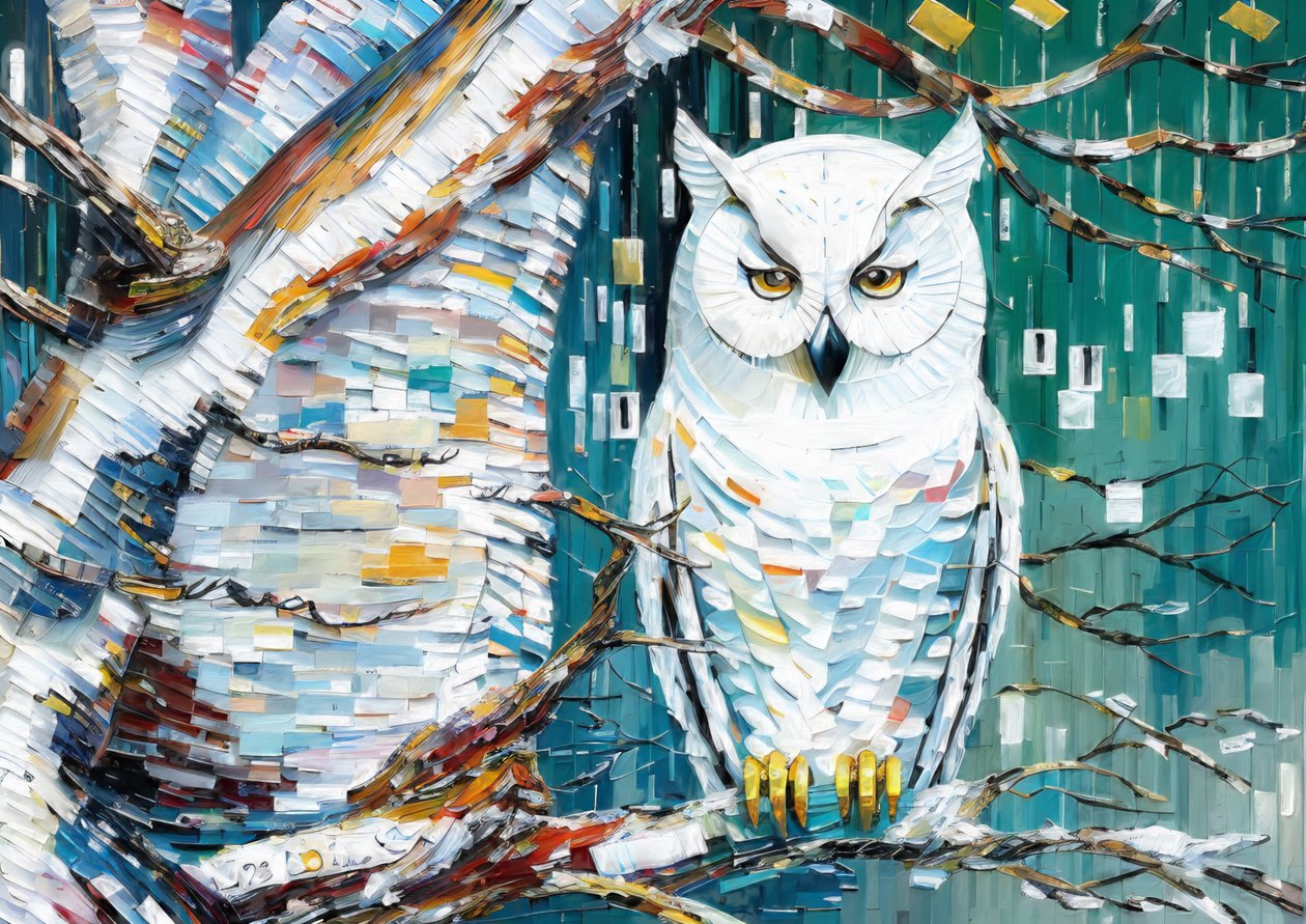 White Owl 2 by Josef Johann Michel