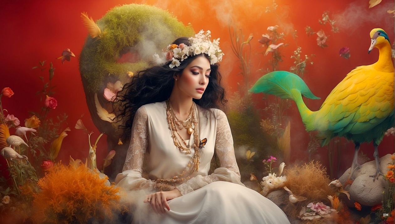 Dreamcore Dreamlike Scene Arabian 02 by Josef Johann Michel