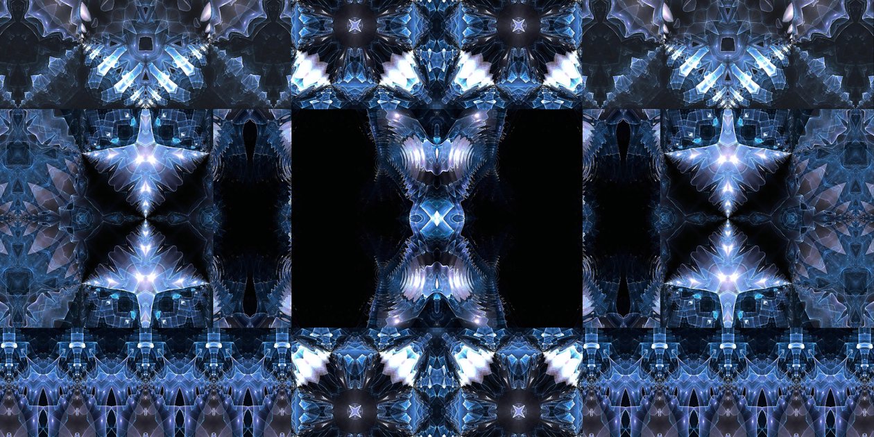 Blue Central Energy by Josef Johann Michel