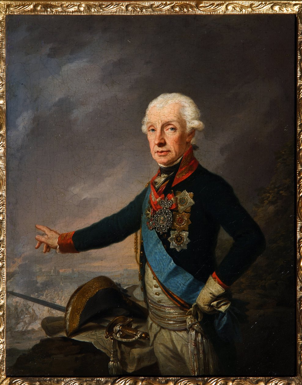 Portrait of the Field Marshal Generalissimo Prince A. Suvorov by Josef Kreuzinger