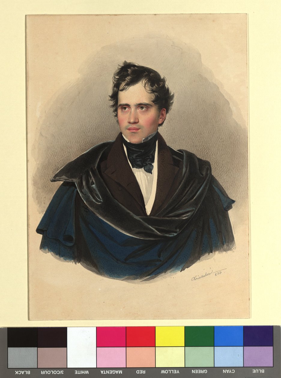 August Friedrich Count Marschall of Burgholzhausen and Tromsdorf by Josef Kriehuber