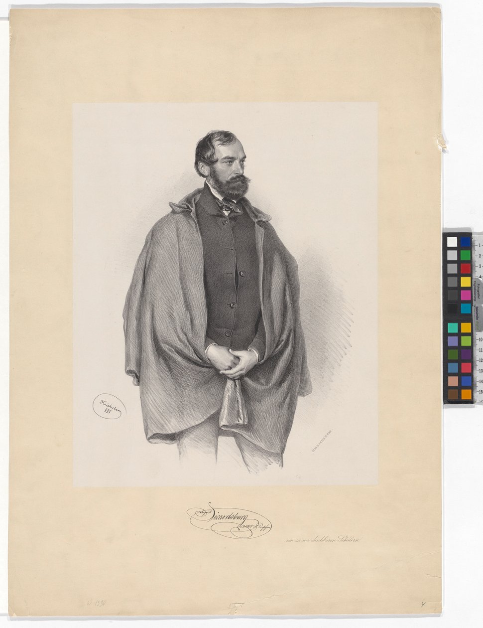 August Sicard von Sicardsburg by Josef Kriehuber