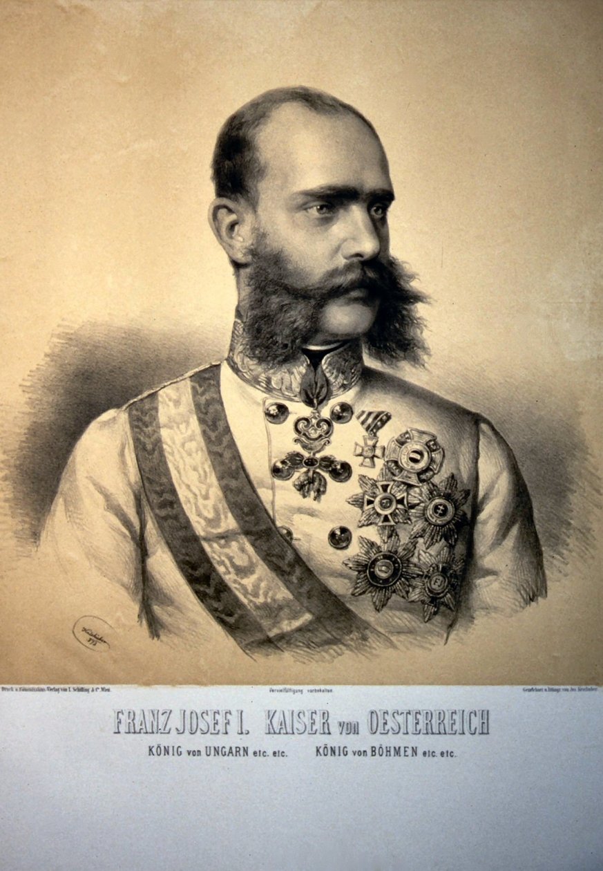 Franz Josef I. 1873 by Josef Kriehuber