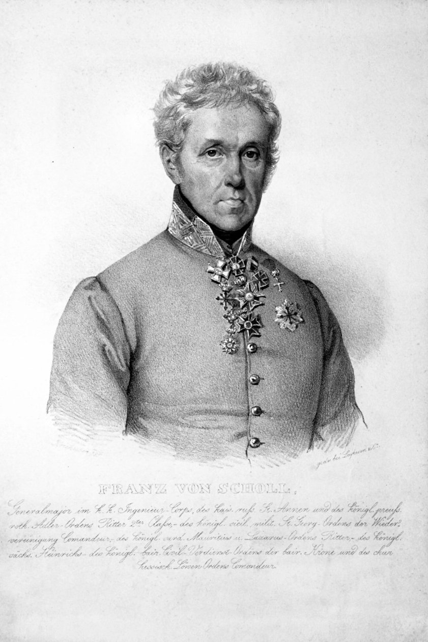 Franz von Scholl by Josef Kriehuber