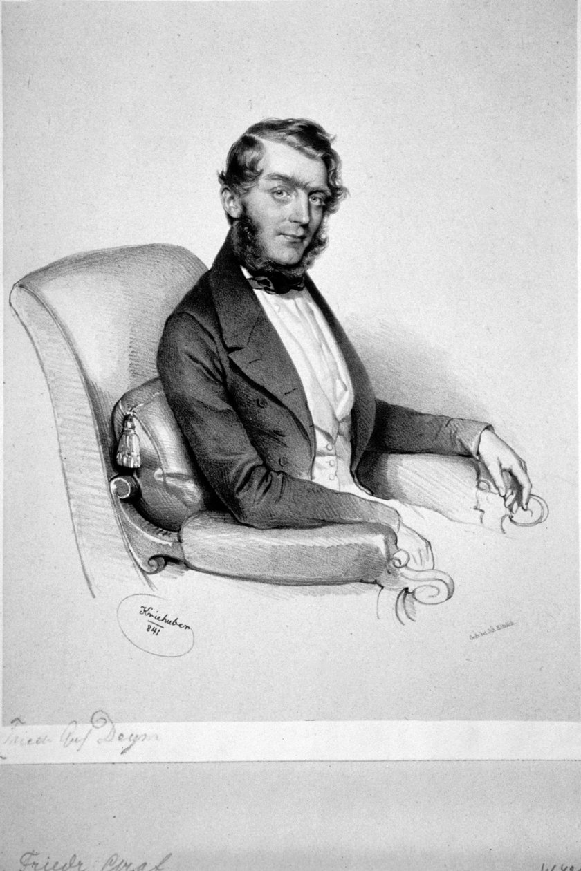Friedrich Deym Lithograph by Josef Kriehuber