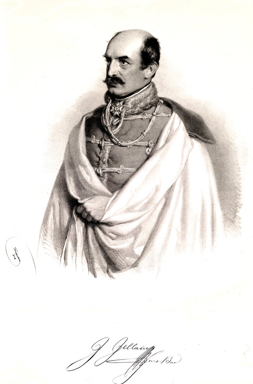 Josef Jellacic 1848 by Josef Kriehuber