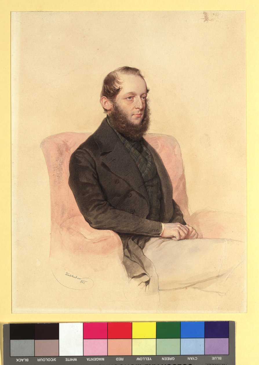 Wilhelm Clemens Count Westphalen zu Fürstenberg (1818-1883) by Josef Kriehuber