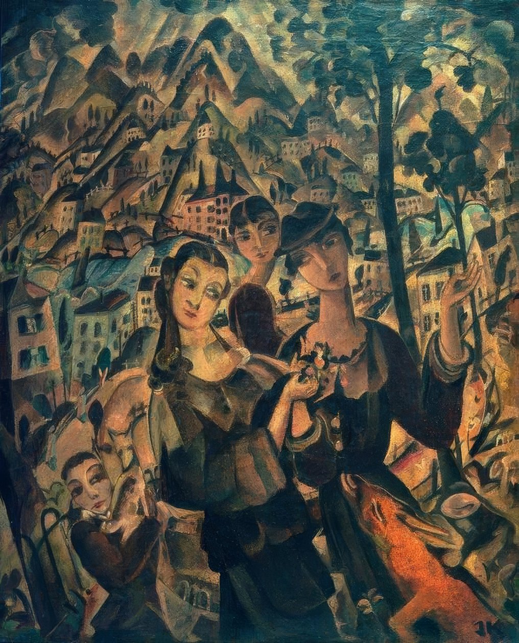 City and People by Josef Kölschbach