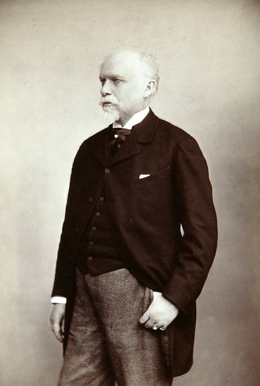 Alexander Onegin, Russian Author and Historian by Josef Löwy