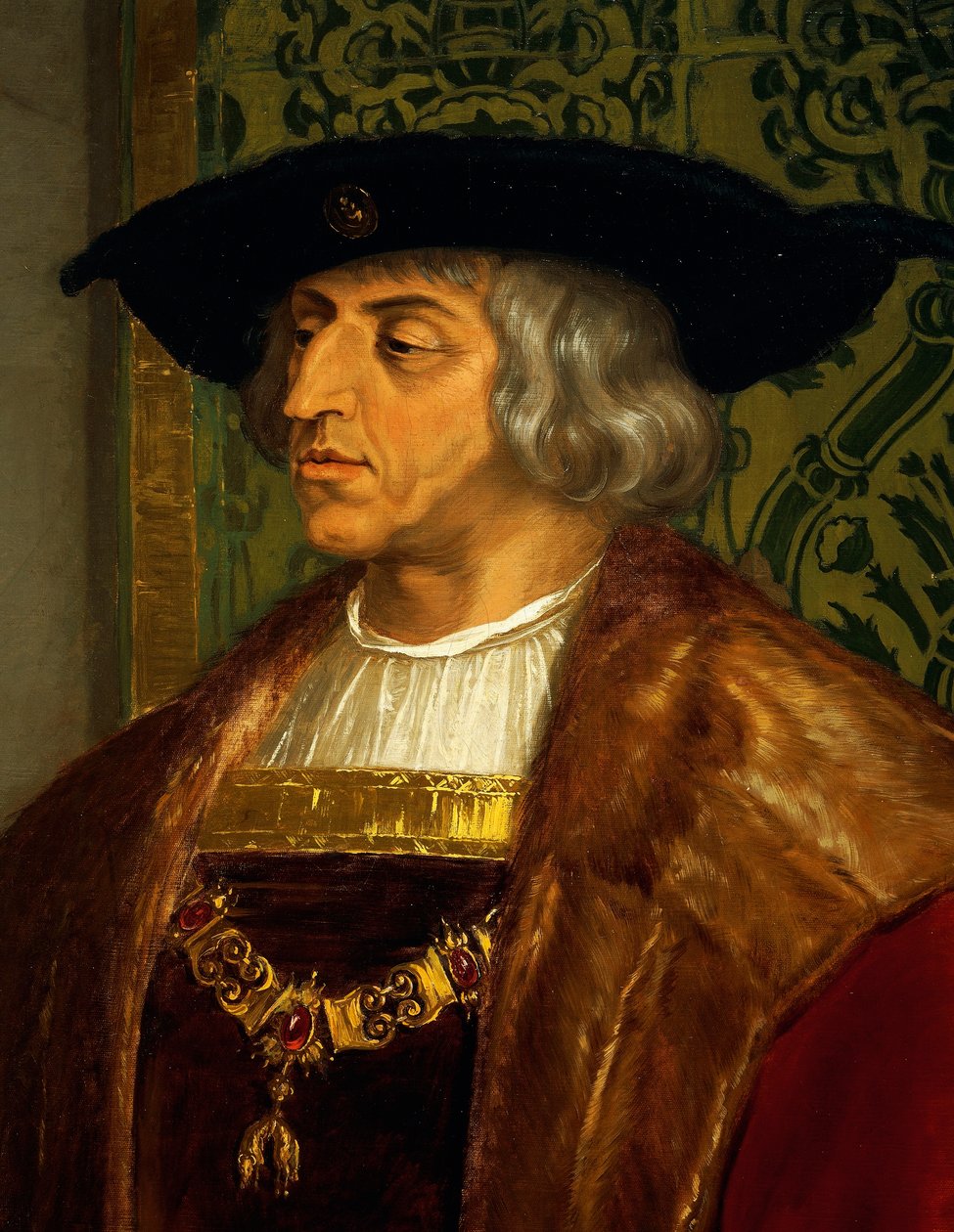 Portrait of Maximilian I of Austria by Josef and Mayrhofer Friedrich Kiss