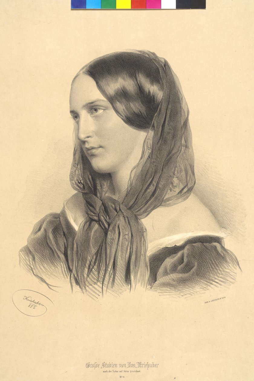 Emilie Kriehuber by Josef Nikolaus Kriehuber