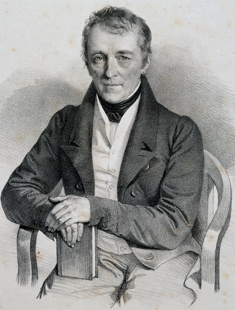 Portrait of Georg Friedrich Treitschke by Josef Nikolaus Kriehuber