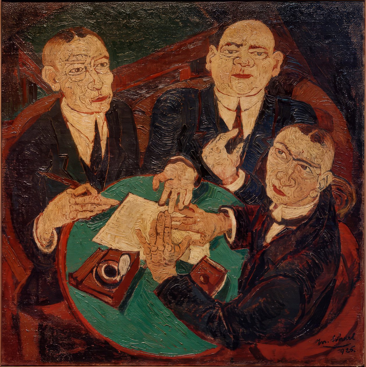 Three Merchants by Josef Scharl