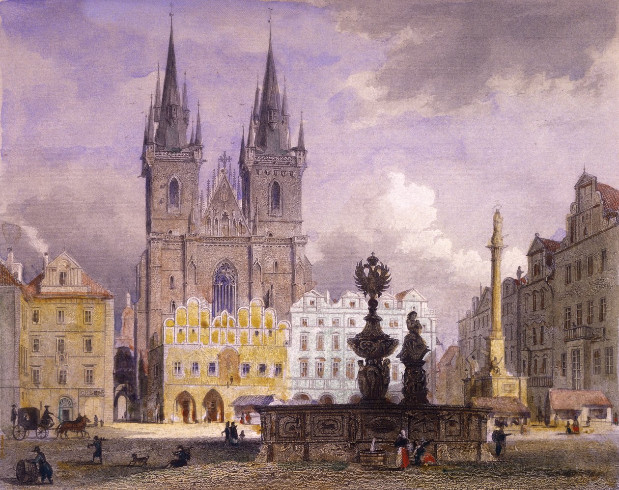 Krocín Fountain, Prague by Josef Vojtech Hellich
