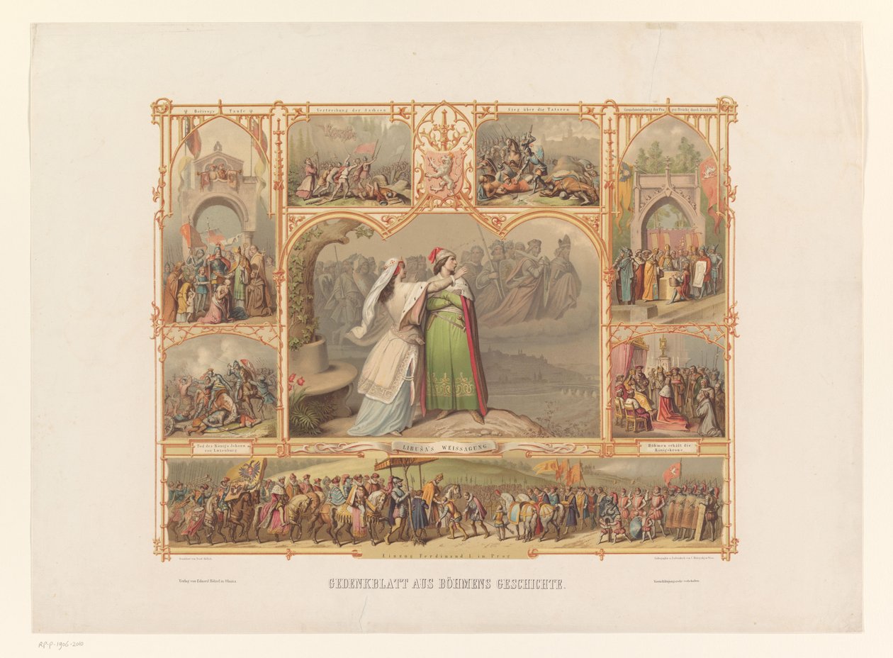 Scenes from the History of Bohemia by Josef Vojtech Hellich