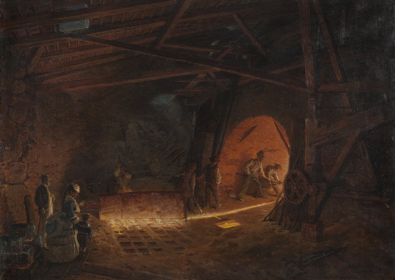 Ironworks by Josef Wilhelm Wallander