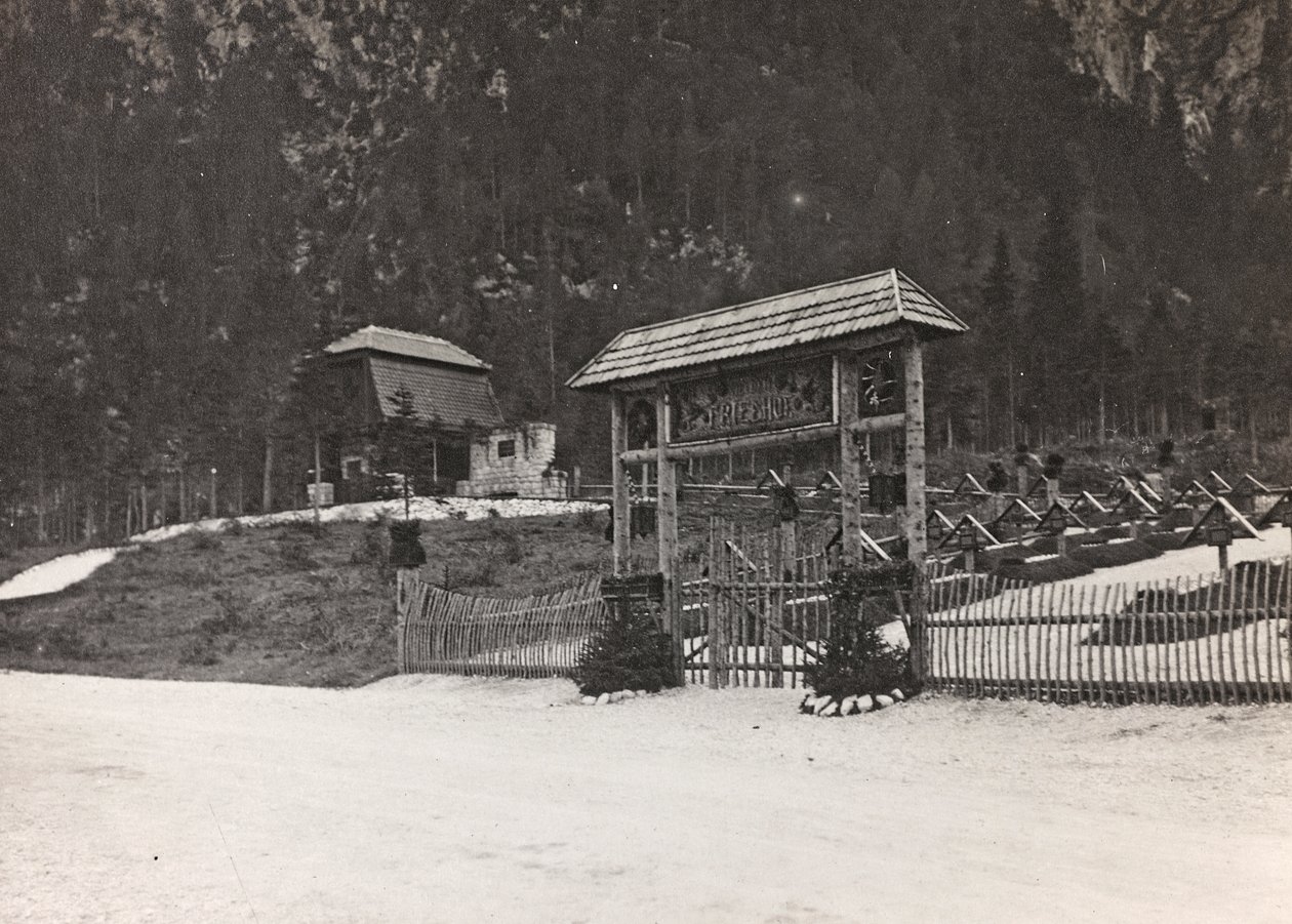 Military cemetery in Seisse by Josef Zohles