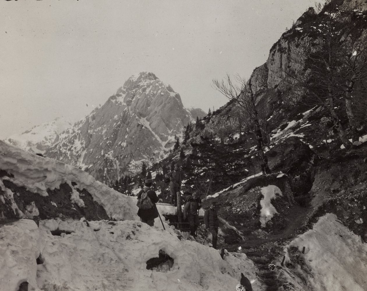 Album "My World War - Memories of the South-Western Front in Carinthia, Italy, Trentino-Alto Adige 31/03/1915-12/11/1918 - Josef Zohles Wien": Rosskofel (Monte Cavallo) by Josef Zohles