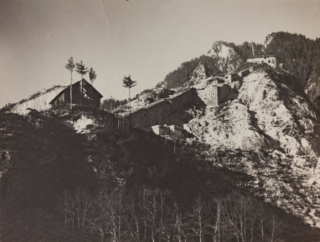 Album: My World War Memories of the South-Western Front in Carinthia, Italy, Trentino-Alto Adige 31/03/1915-12/11/1918: Fort Hensel (b/w photo) by Josef Zohles