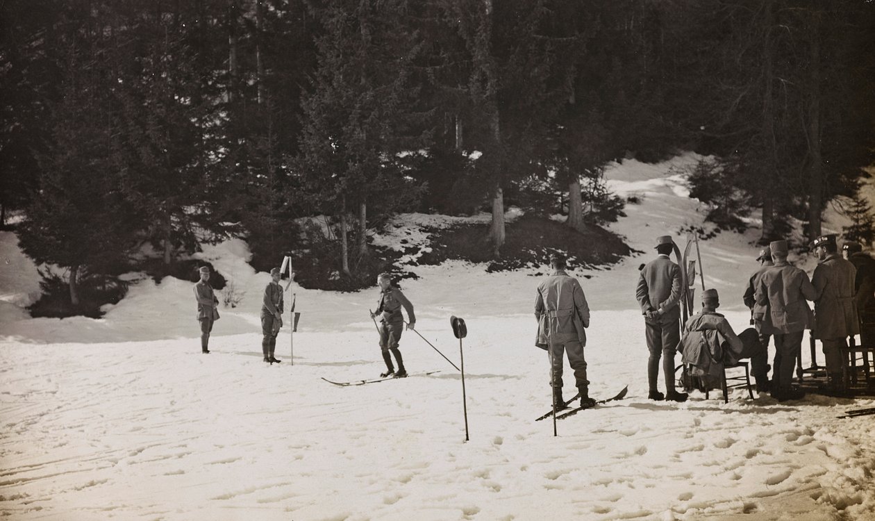 Soldiers on Skis by Josef Zohles