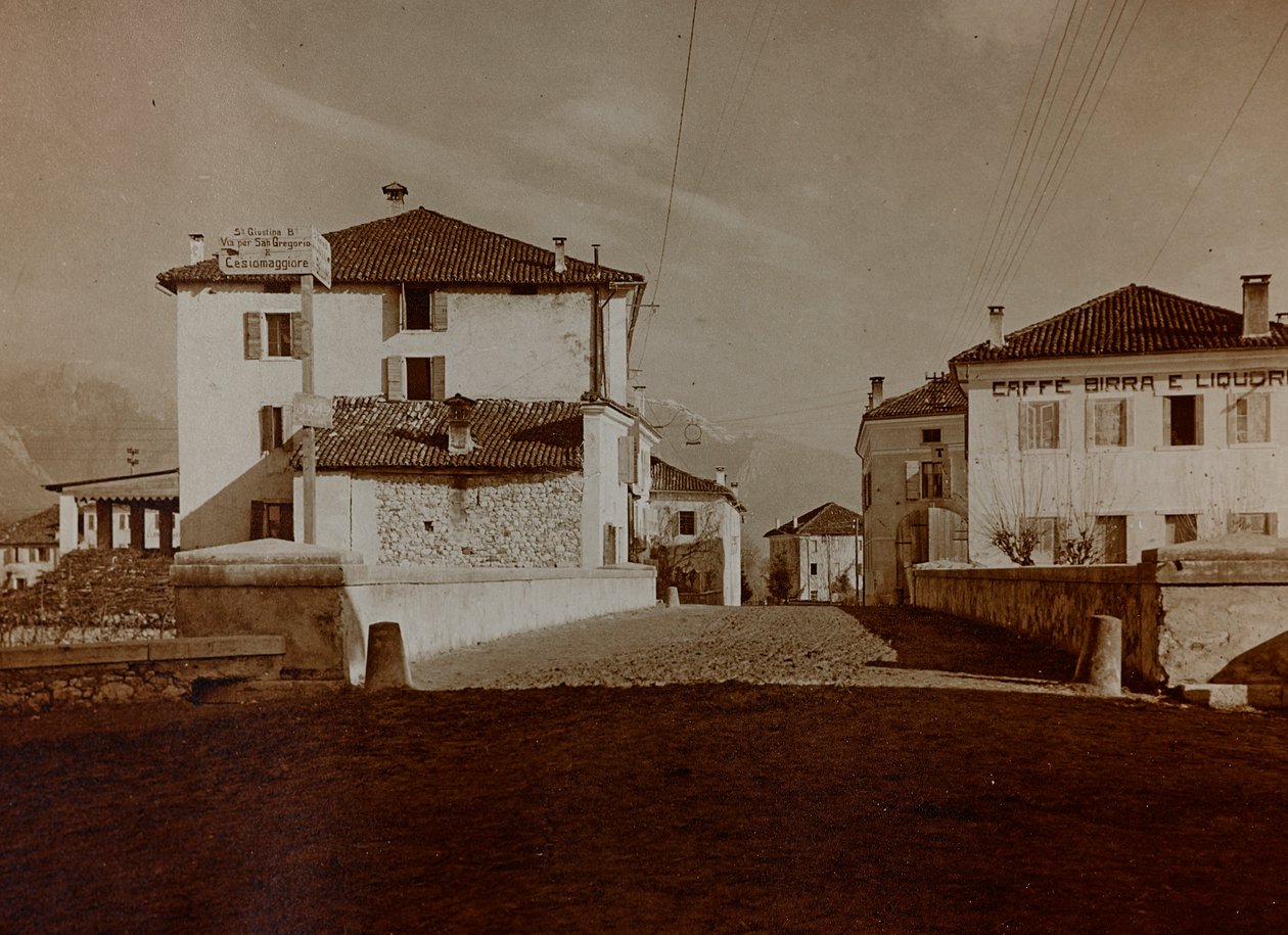 My World War - Memories of the South-Western Front in Carinthia, Italy, Trentino-Alto Adige: View of Chiusaforte by Josef Zohles