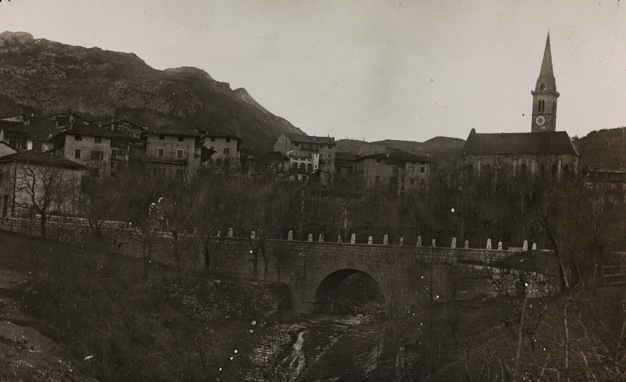 My World War - Memories of the South-Western Front in Carinthia, Italy, Trentino-Alto Adige: View of a Village of Carnia by Josef Zohles
