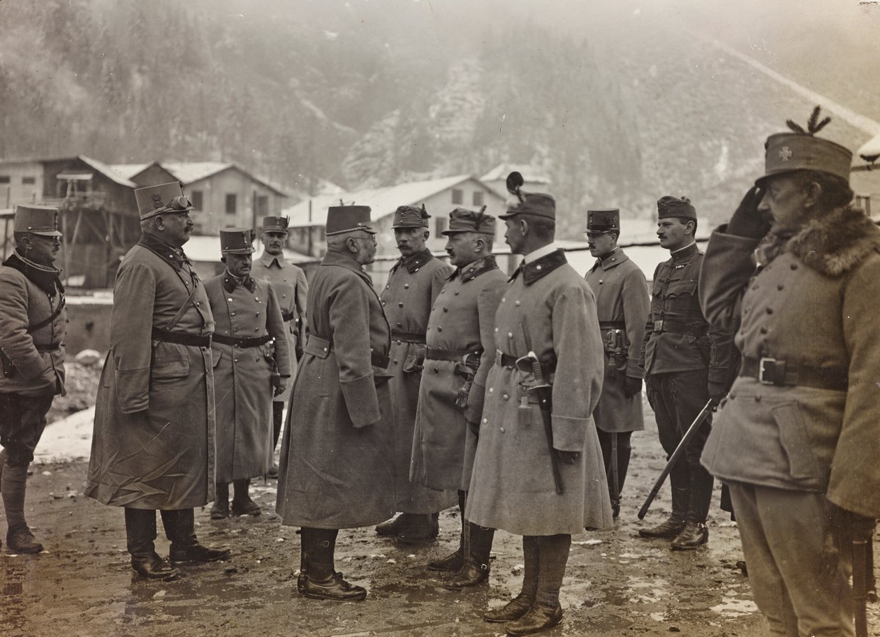 Album "Meine weltkriegs - Erinnerungen South-West Front (Carinthia, Italy, South Tyrol) 31/03/1915-12/11/1918 - Josef Zohles Wien": the Archduke Frederick of Austria by Josef Zohles