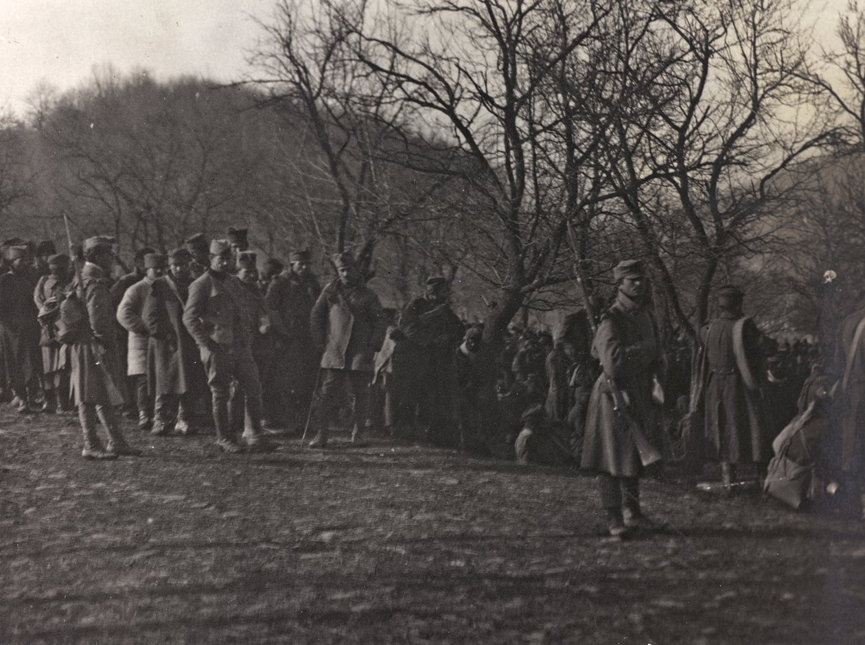Album "Meine weltkriegs - Erinnerungen South-West Front (Carinthia, Italy, South Tyrol) 31/03/1915-12/11/1918 - Josef Zohles Wien": prisoners by Josef Zohles