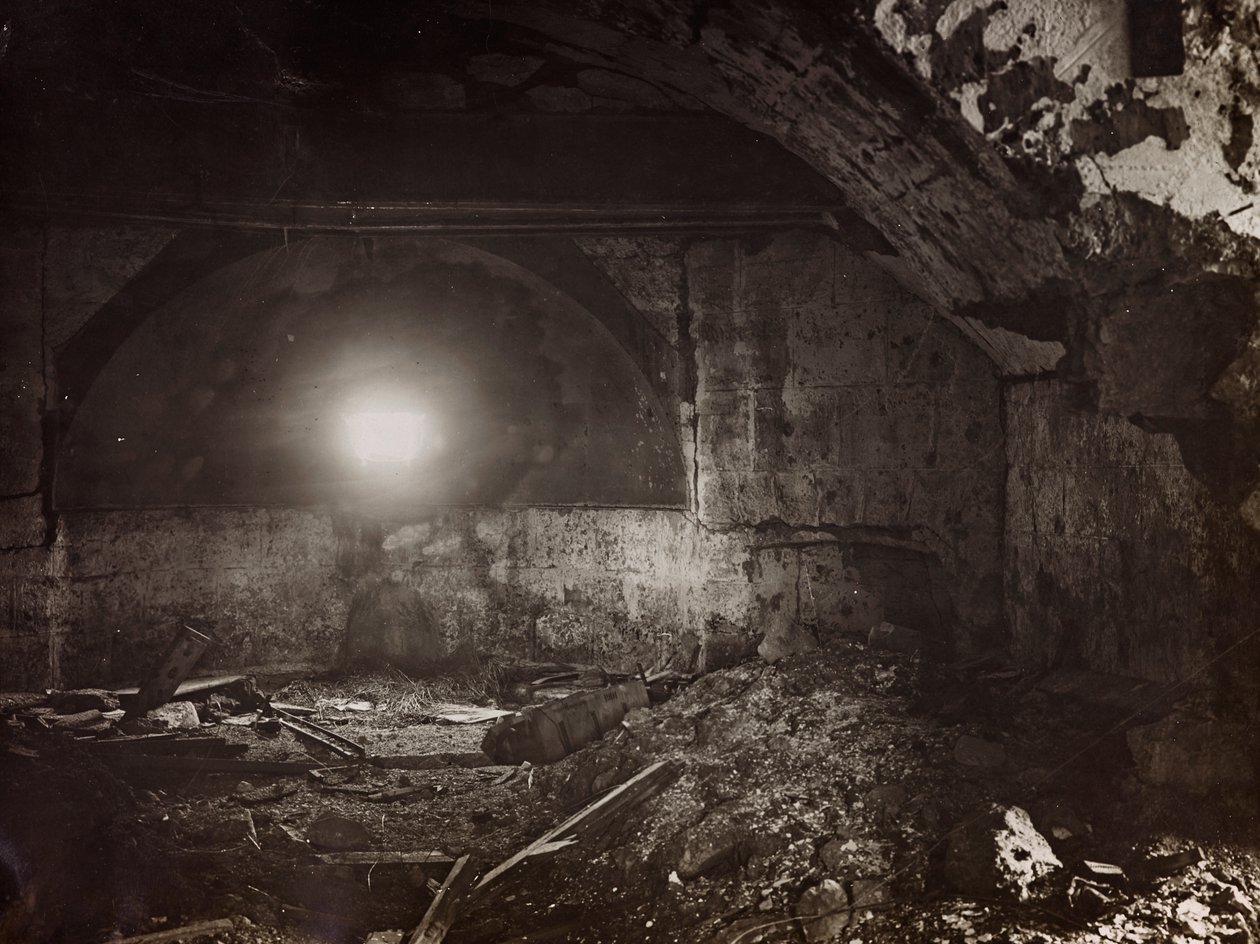 Album "Meine weltkriegs - Erinnerungen South-West Front (Carinthia, Italy, South Tyrol) 31/03/1915-12/11/1918 - Josef Zohles Wien": rubble of a factory by Josef Zohles