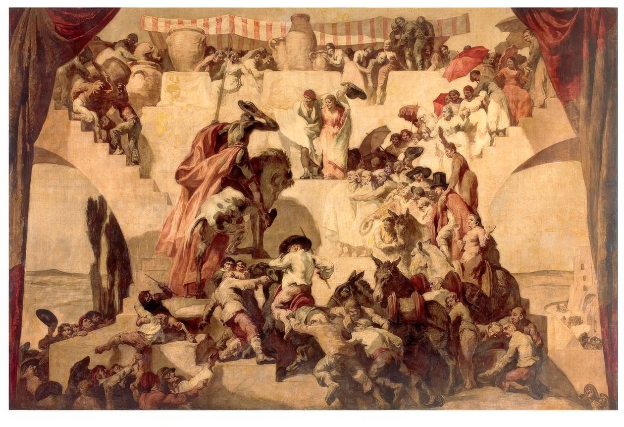 Cervantes, Don Quixote, The Wedding of Camacho / J.M. Sert by Josep Maria Sert