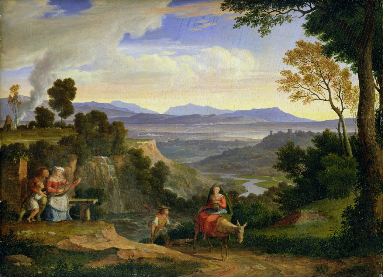 At Ronciglione by Joseph Anton Koch