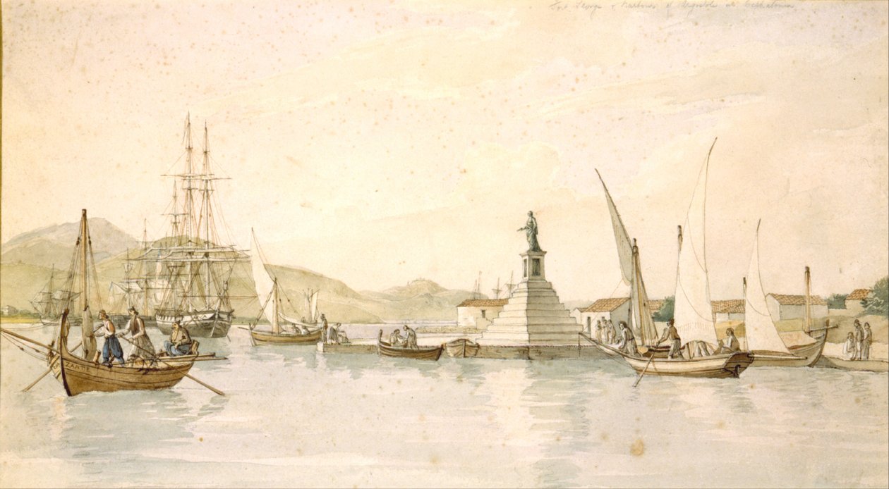 View of Argostoli on the Island of Cephalonia by Joseph Cartwright