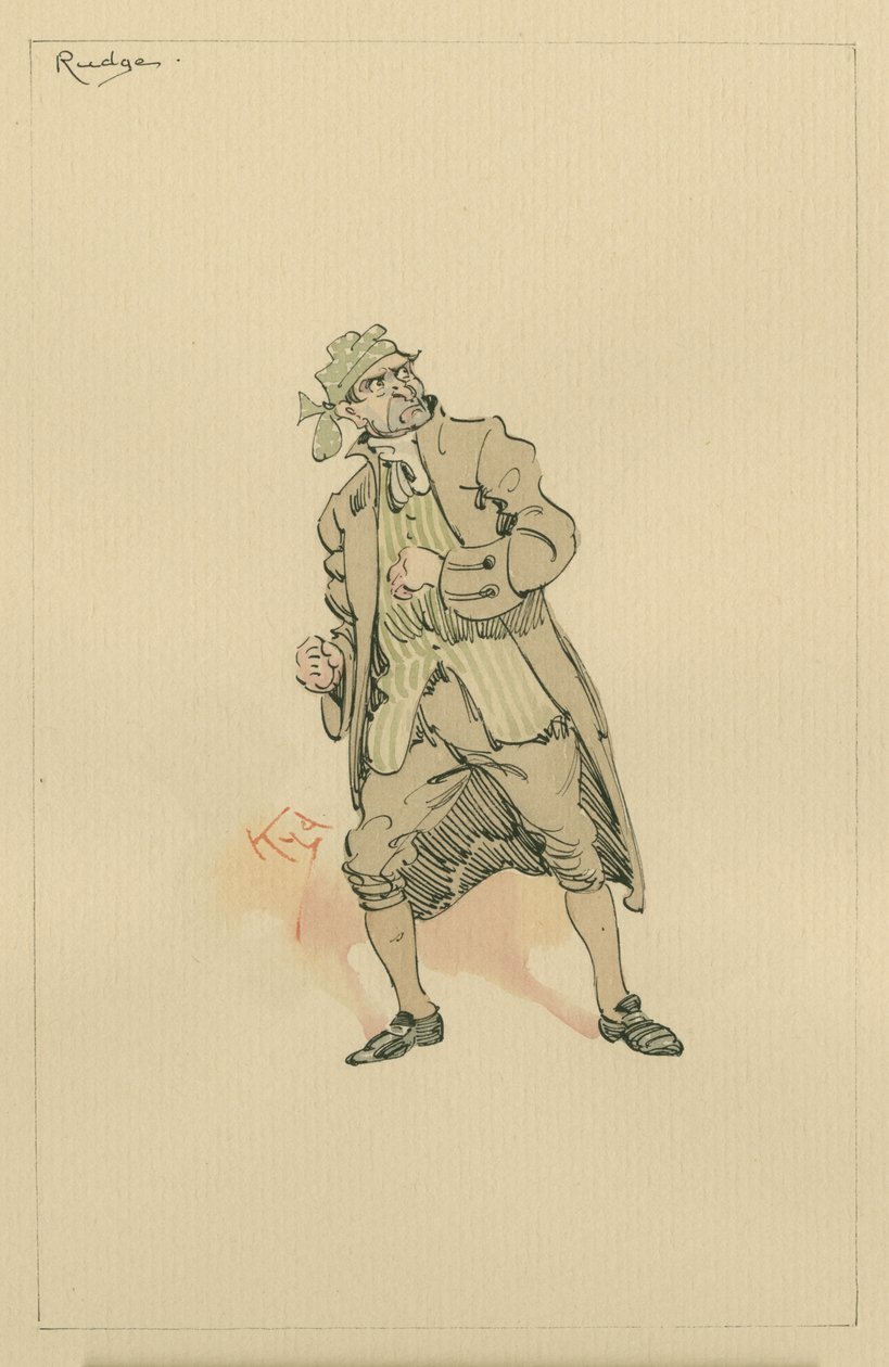 Barnaby Rudge Sr, c.1920s by Joseph Clayton Clarke