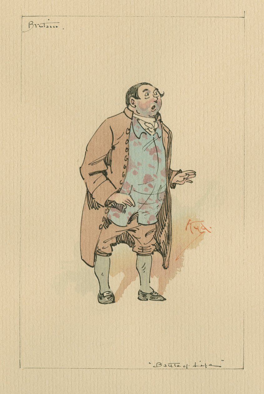 Ben Britain - The Battle of Life by Joseph Clayton Clarke