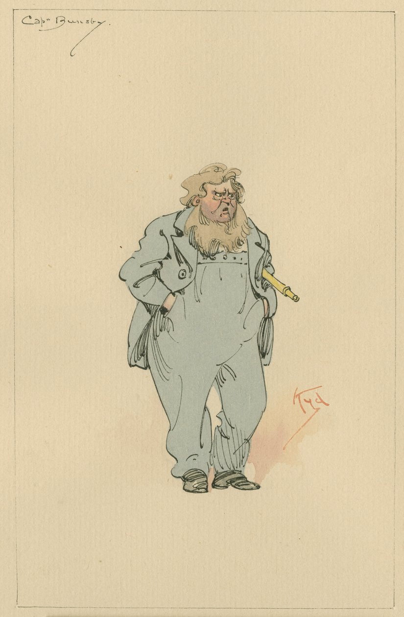 Captain Jack Bunsby, c.1920s by Joseph Clayton Clarke