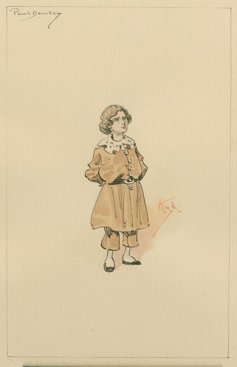 Little Paul Dombey by Joseph Clayton Clarke