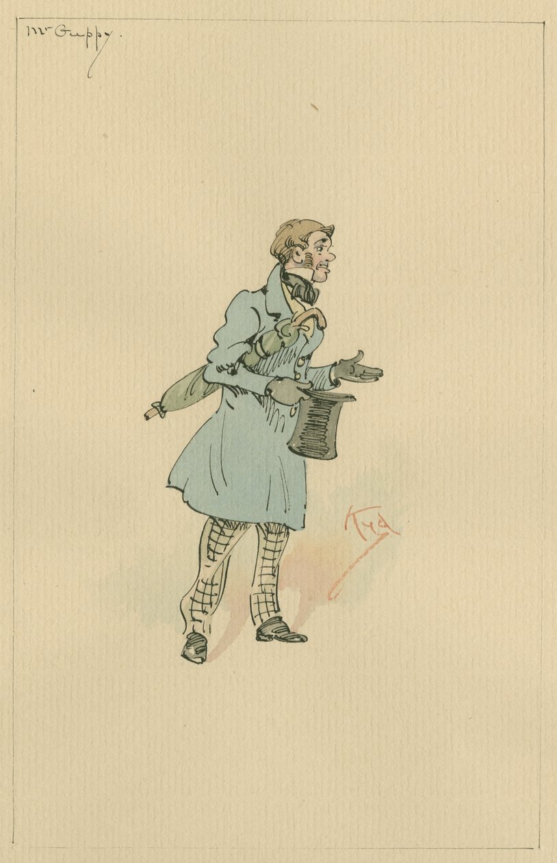 Mr Guppy, c.1920s by Joseph Clayton Clarke