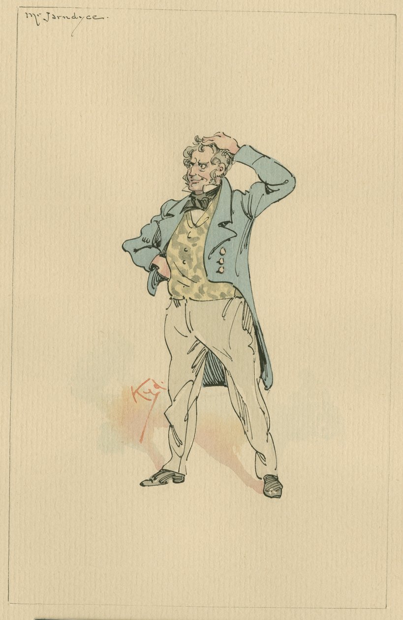 Mr Jarndyce by Joseph Clayton Clarke