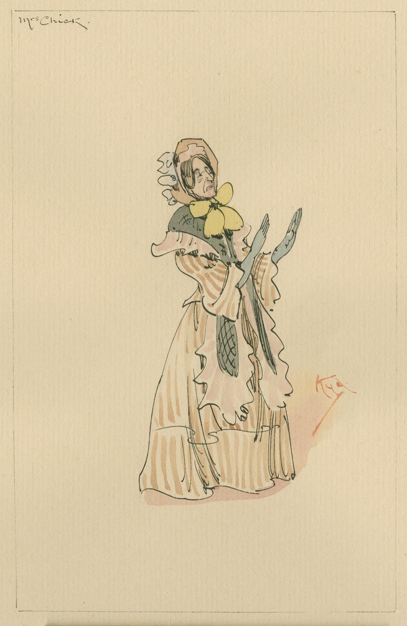 Mrs Chick by Joseph Clayton Clarke