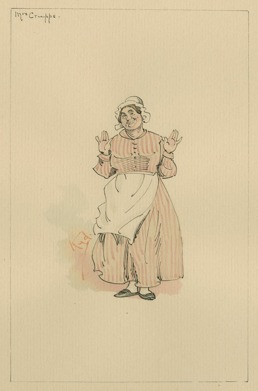 Mrs Crupps, c.1920s by Joseph Clayton Clarke