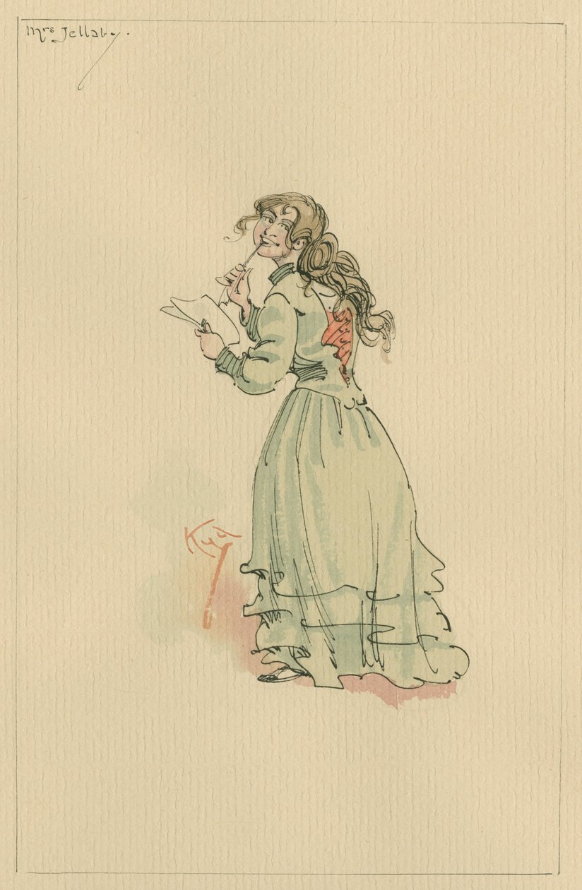 Mrs Jellaby, c.1920s by Joseph Clayton Clarke