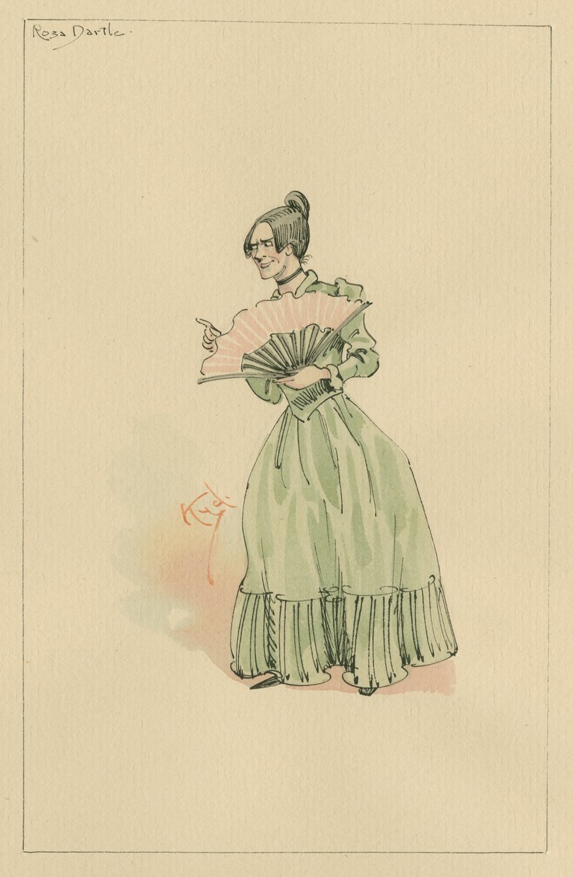 Rosa Dartle, c.1920s by Joseph Clayton Clarke