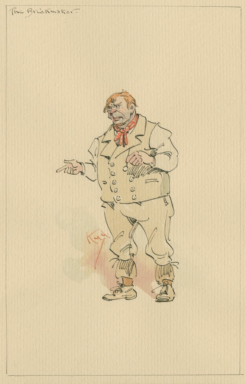 The Brickmaker by Joseph Clayton Clarke
