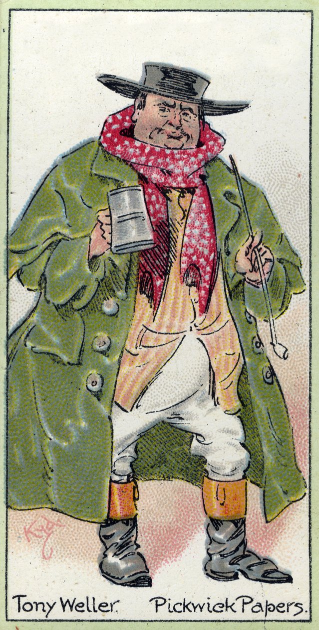 Tony Weller, from 'The Pickwick Papers' by Charles Dickens