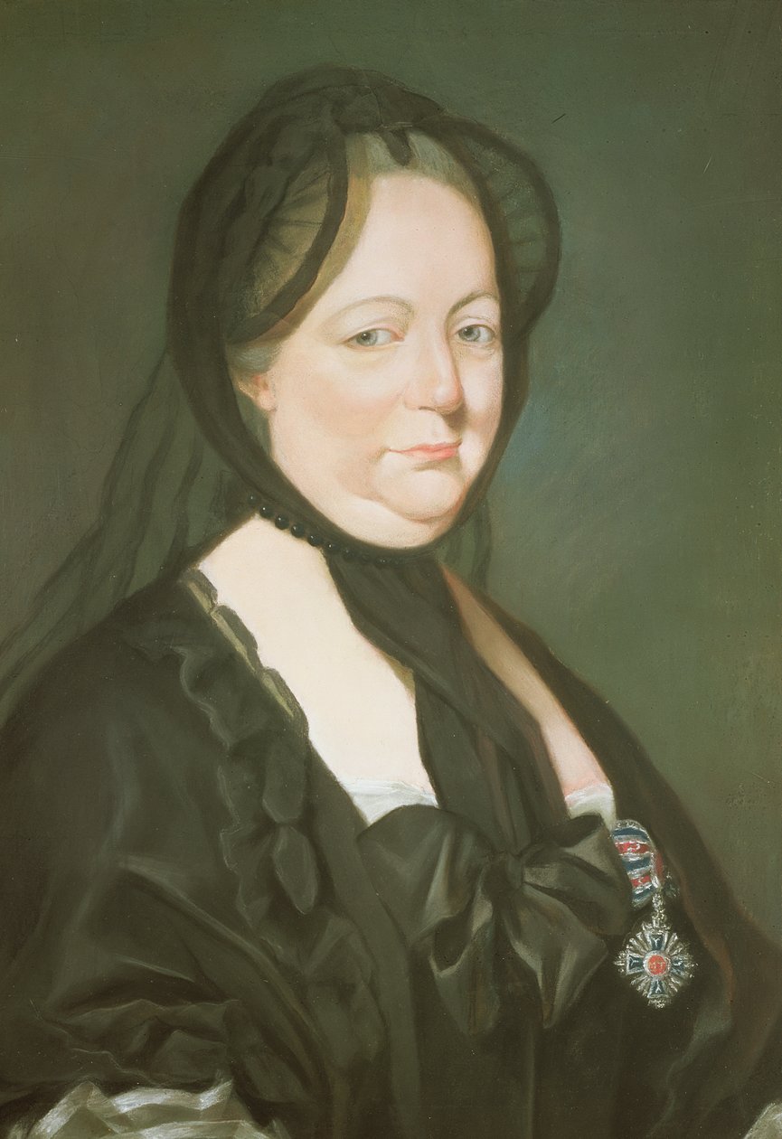Maria Theresa, Empress of Austria, in mourning by Joseph Ducreux