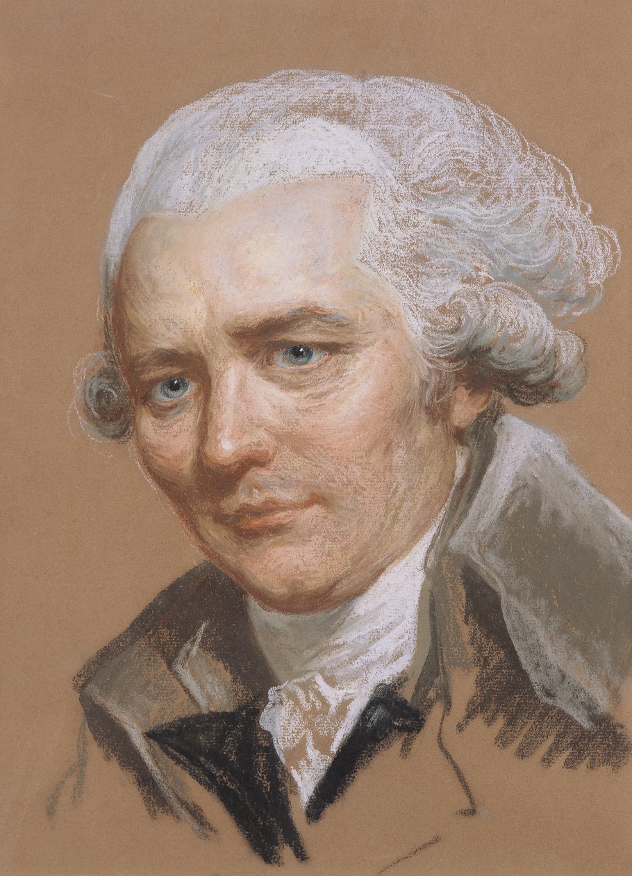 Portrait of Pierre Choderlos De Laclos (1741-1803), officer and French writer by Joseph Ducreux