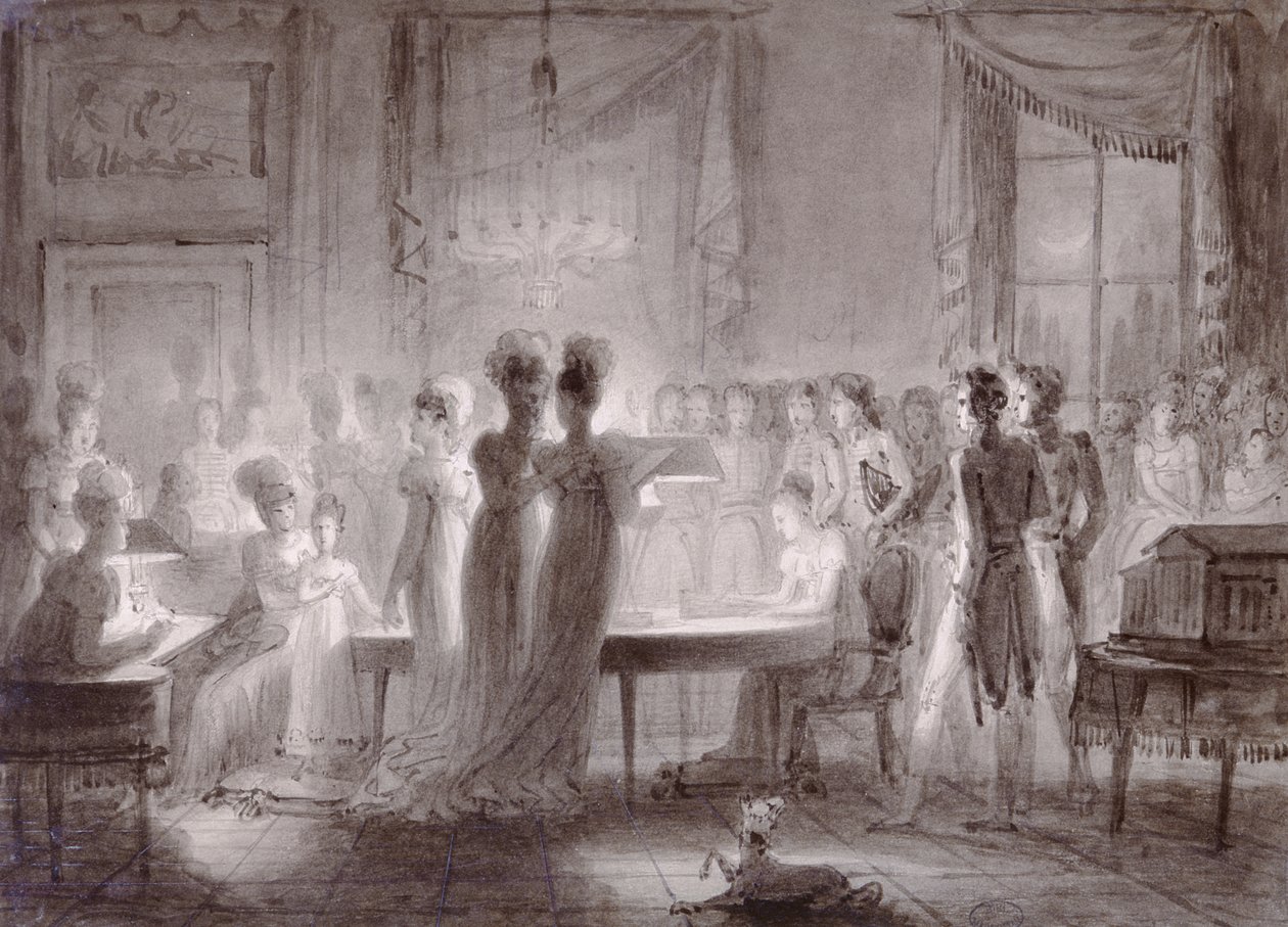 The Sala Meridiana at the Pitti Palace by Joseph Franque