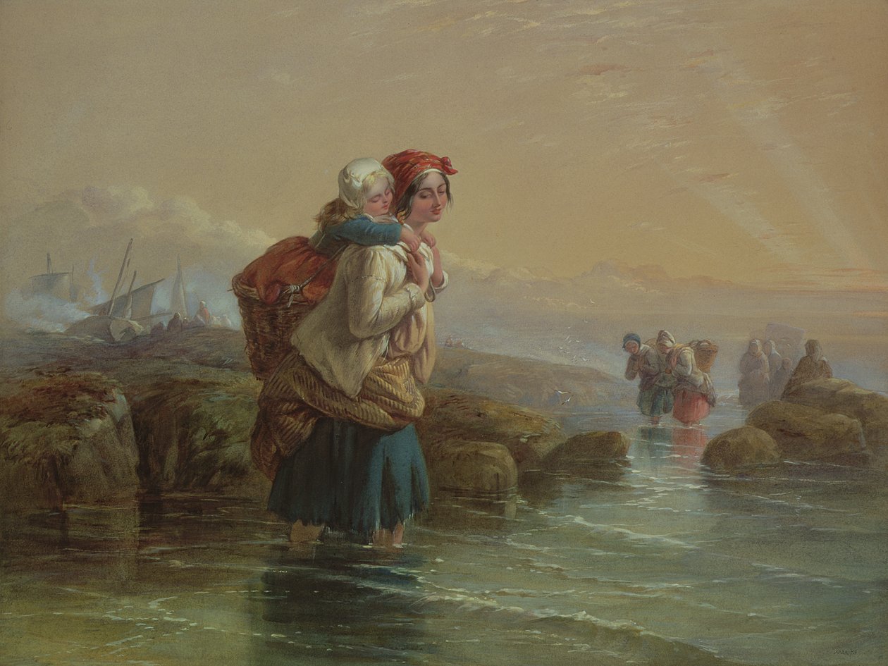 Shrimpers, 19th century by Joseph John Jenkins